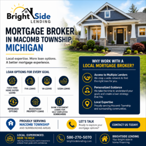 mortgage broker Macomb Township Michigan home loans refinance FHA local mortgage expert